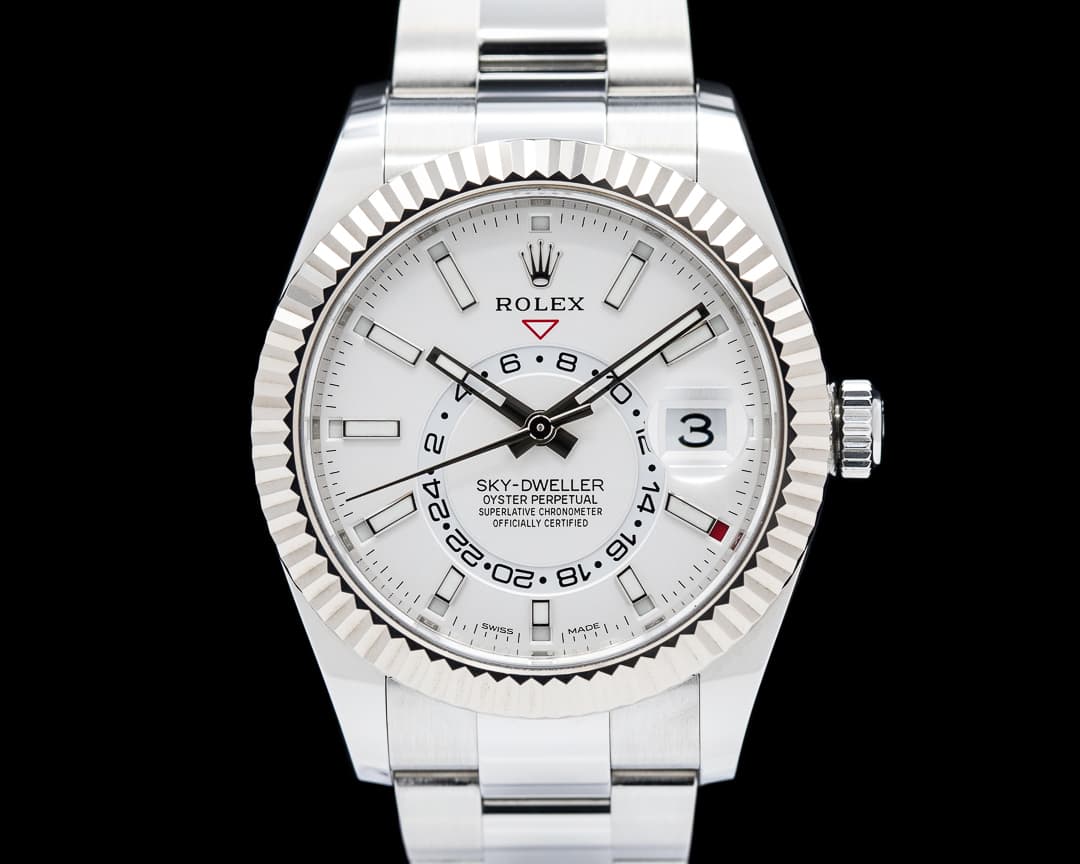 Rolex Sky-Dweller 326934 SS White Dial