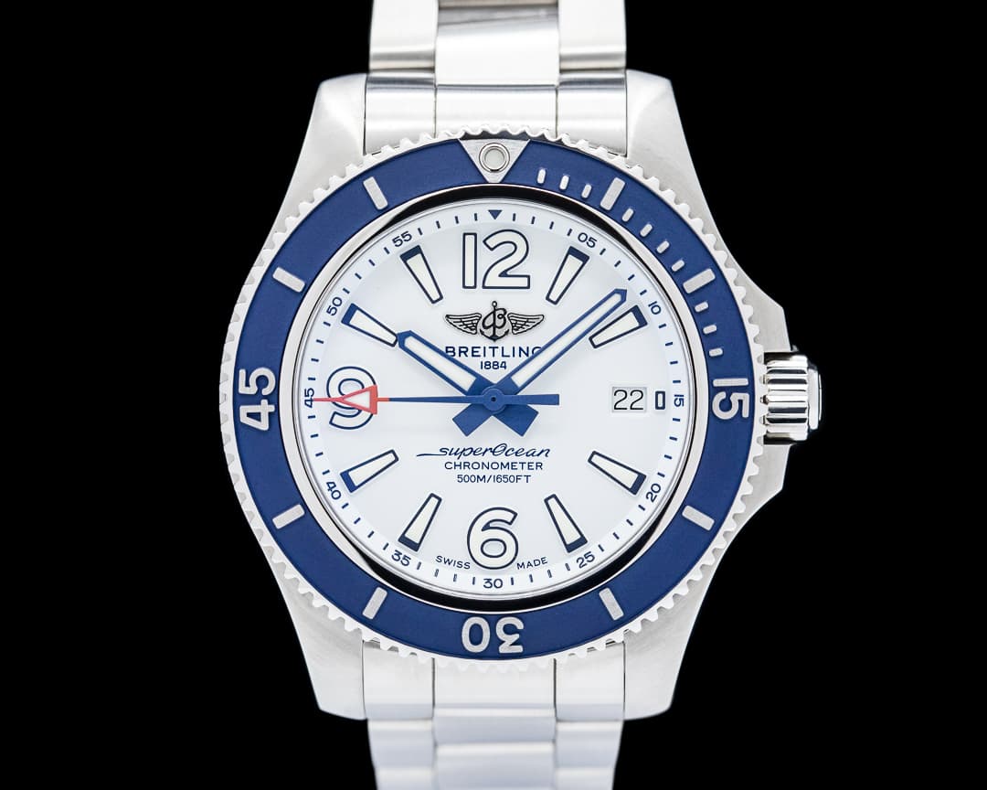 Breitling SuperOcean 42 SS White Dial UNWORN