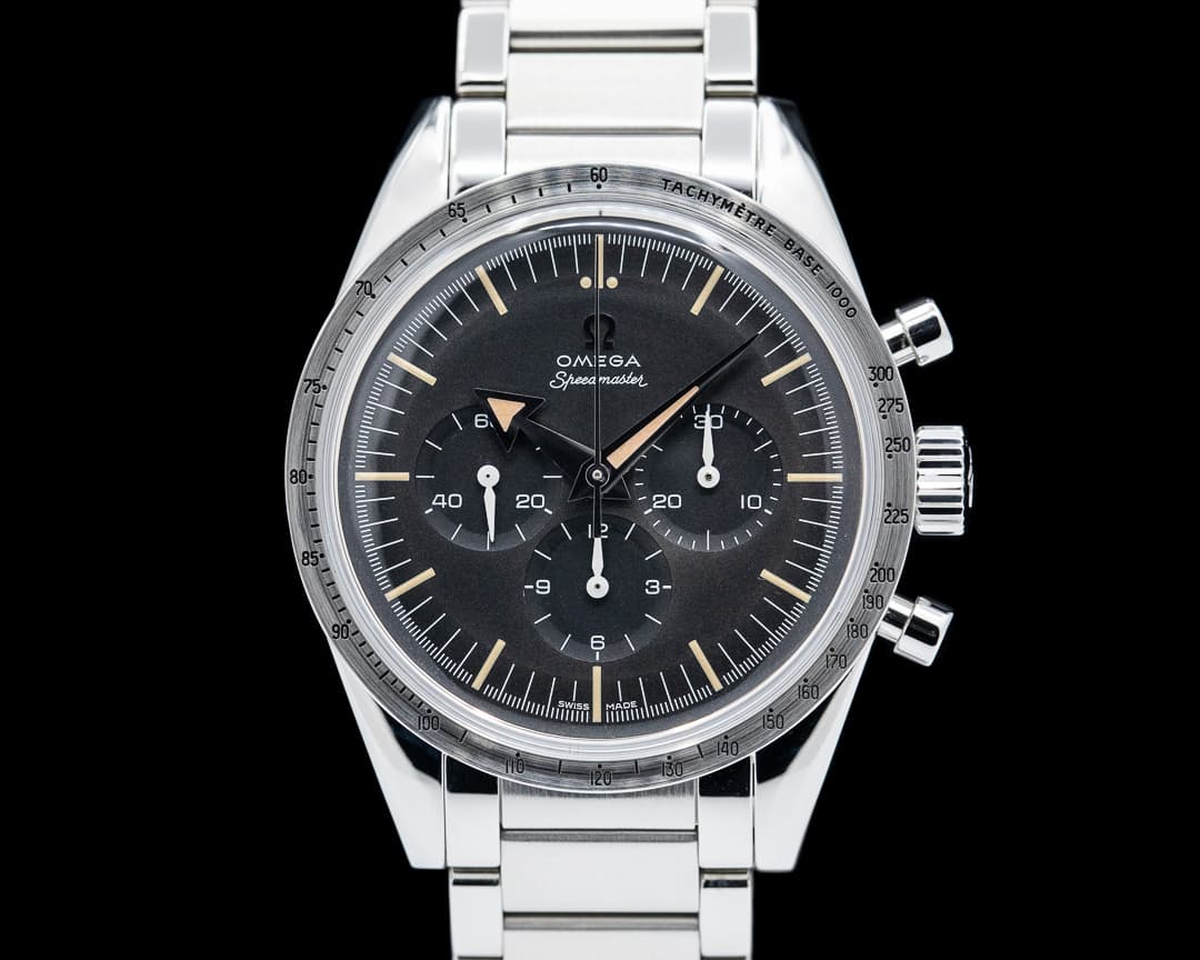 Omega Speedmaster 1957 Trilogy SS Black Dial LIMITED