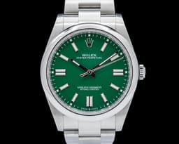124300 Oyster Perpetual SS Green Dial 2024
