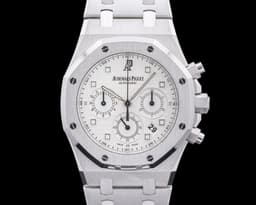 25960BC Royal Oak Chronograph 18K White Gold Silver Dial