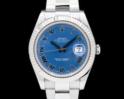 Datejust II 41MM SS Blue Roman Dial