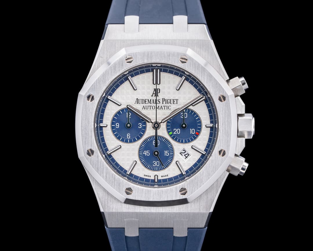 Audemars Piguet Royal Oak Chronograph "Pride of Italy" SS Silver Dial LIMITED