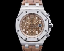 26470ST Royal Oak Offshore SS Brown Dial