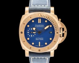 Submersible PAM01074 Bronzo Blu Abisso