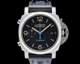 PAM00524 Luminor 1950 Flyback SS Black Dial