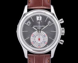 Annual Calendar 5960P Chronograph Platinum Gray Dial