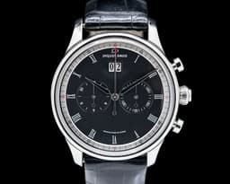 Grande Date Chronograph SS Black Dial