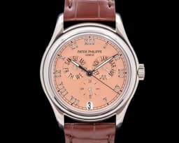 Annual Calendar 5035G 18K White Gold Salmon Dial