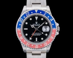 GMT Master II "Pepsi" SS Black Dial