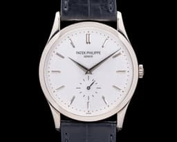 Calatrava 18K White Gold Manual Wind