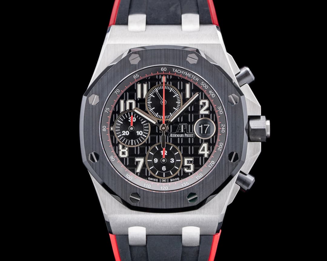 Audemars Piguet Royal Oak Offshore Chronograph "Vampire" SS Black Dial