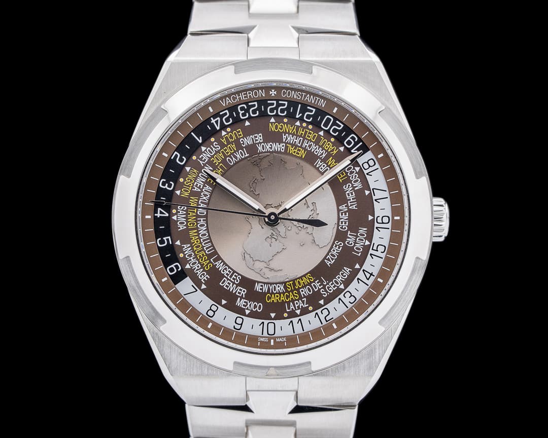 Vacheron Constantin Overseas 7700V World Time Brown Dial SS