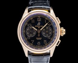 Premier Heritage B15 Duograph 18K Rose Gold Black Dial