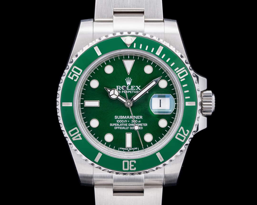 Rolex Submariner "Hulk" Green Ceramic Bezel SS Green Dial