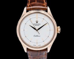 Cellini Time 18K Rose Gold White Dial