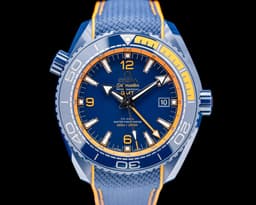 Seamaster Planet Ocean GMT 600M Co-Axial Ceramic Blue Dial