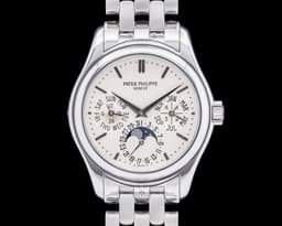 Perpetual Calendar 5136G 18K White Gold Opaline White Dial