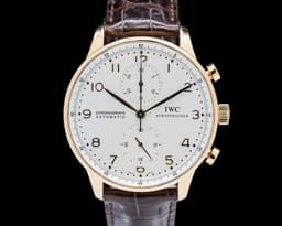 Portugieser Chronograph 18K Rose Gold / Silver Dial