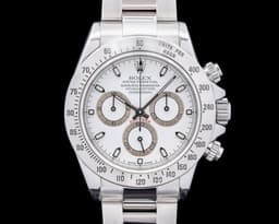 Daytona 116520 SS White Dial