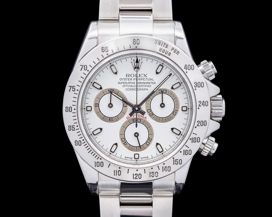 Rolex Daytona 116520 SS White Dial