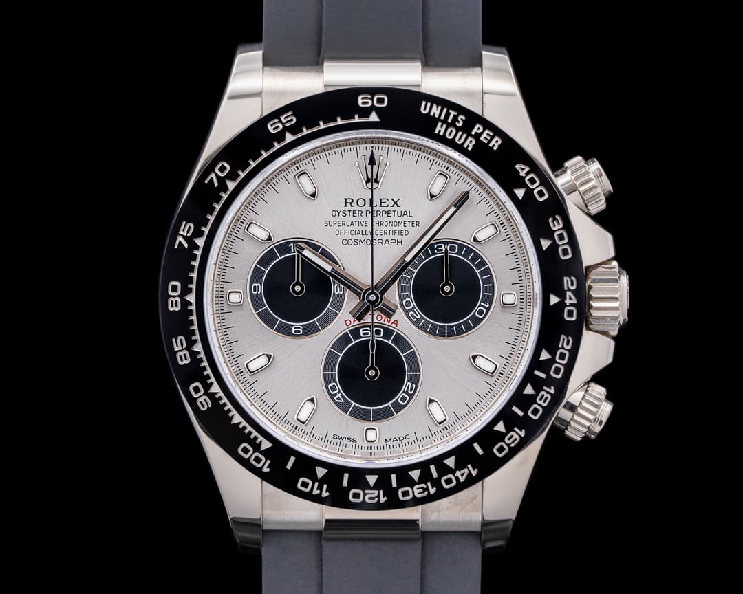 Rolex Daytona 116519 18K White Gold Ceramic Oysterflex