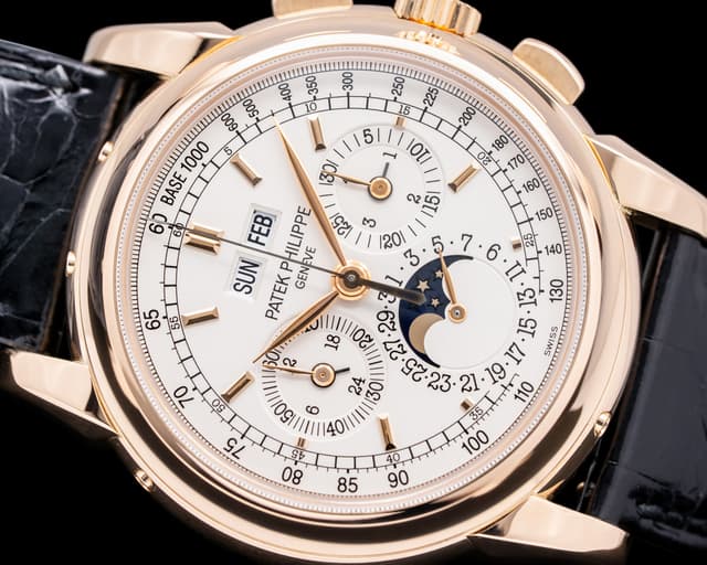 Patek Philippe 5970R-001 Perpetual Calendar Chronograph 18K Rose Gold ...
