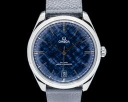 DeVille Tresor Co-Axial Master Chronometer Blue Dial SS
