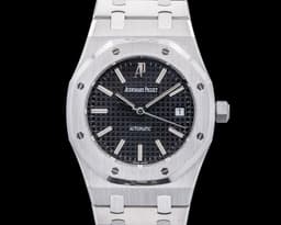 15300ST Royal Oak SS Black Dial
