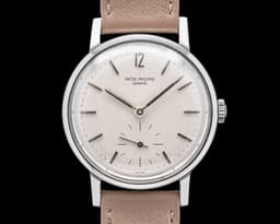 3417 Calatrava Anti Magnetic "Amagnetic" Stainless Steel Circa 1960s
