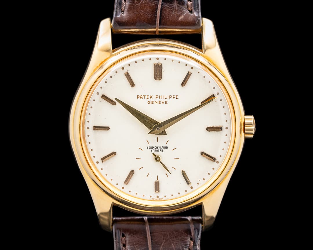 Patek Philippe Vintage Calatrava 2526J 18K YG Enamel Dial "Serpico Y Laino"