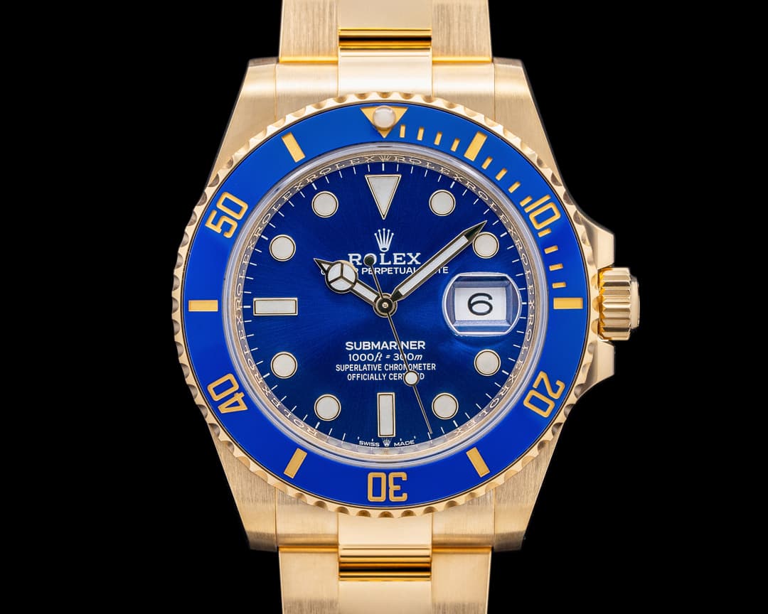 Rolex Submariner 126618 18K Yellow Gold Blue Dial
