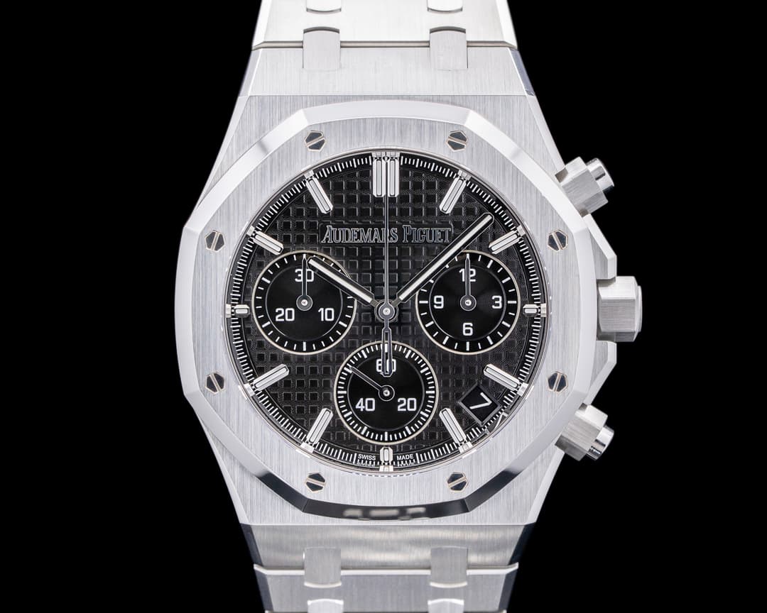 Audemars Piguet 26240ST Royal Oak Chronograph 50th Anniversary SS Black Dial