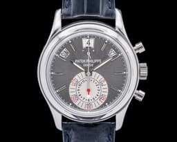 Annual Calendar 5960P Chronograph Platinum Gray Dial