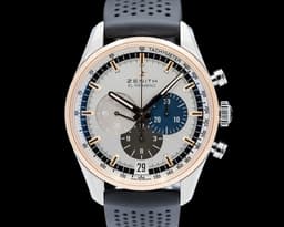 El Primero Chronomaster SS / 18k Rose Gold Silver Dial