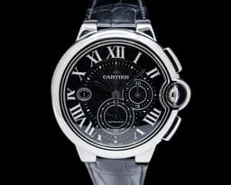 W6920052 Ballon Bleu Chronograph SS Black Dial