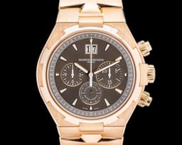 49150 Overseas Chronograph 18K Rose Gold Gray Dial