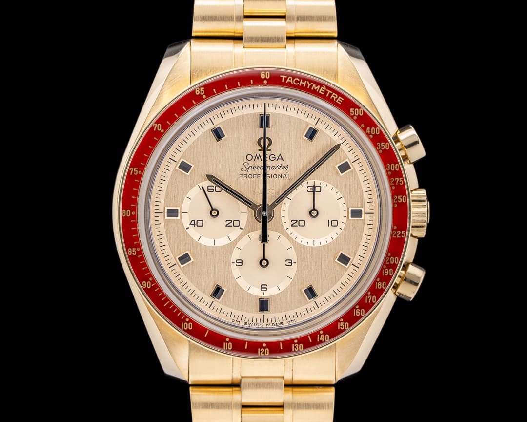 Omega Speedmaster Moonwatch Apollo 11 50th Anniversary 18K Moonshine Gold