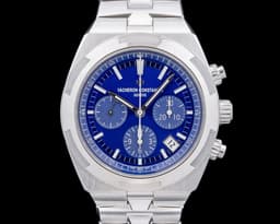 Overseas Chronograph SS Blue Dial