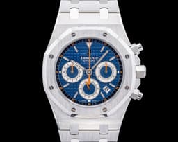 Royal Oak 26300ST Chronograph SS Blue & Orange