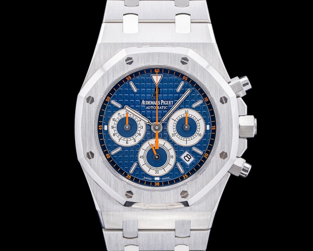 Audemars Piguet Royal Oak 26300ST Chronograph SS Blue & Orange