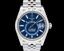 Sky-Dweller 326934 Jubilee SS Blue Dial