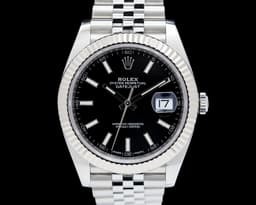 Datejust 41 SS Jubilee Black Dial
