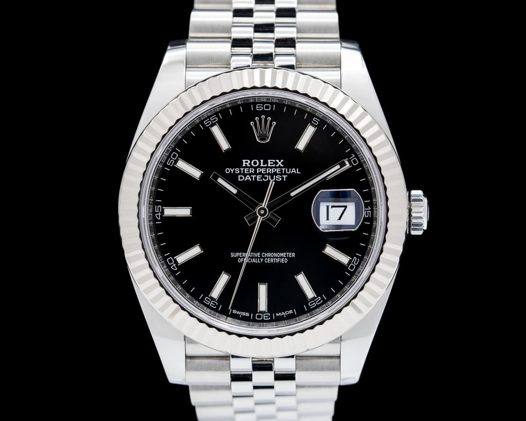 Rolex Datejust 41 SS Jubilee Black Dial
