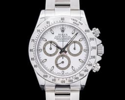 Daytona 116520 SS White Dial