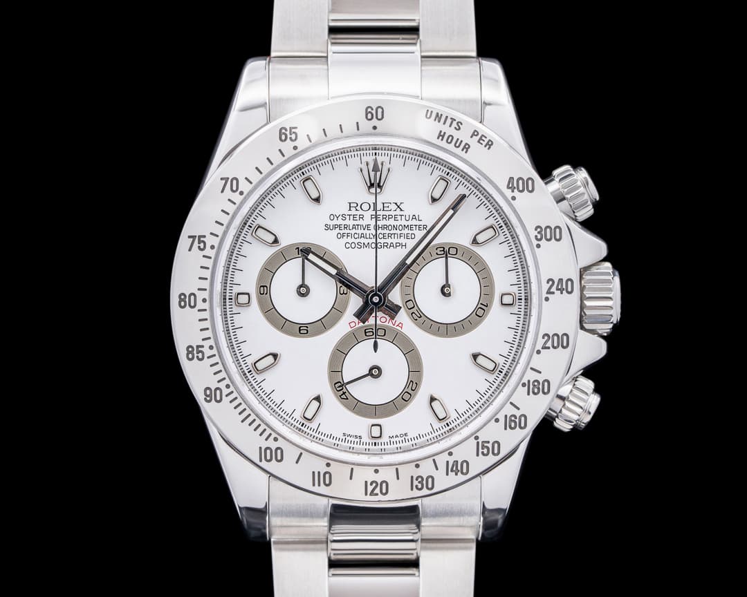 Rolex Daytona 116520 SS White Dial