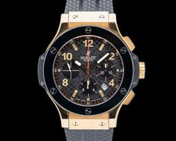 Big Bang Chronograph 18K Rose Gold Carbon Dial