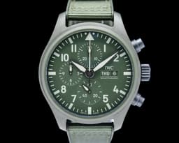 Pilot Chronograph Top Gun "Woodland" Edition Green Dial