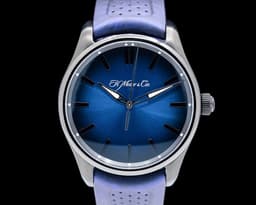 Pioneer Center Seconds SS Funky Blue Fume Dial