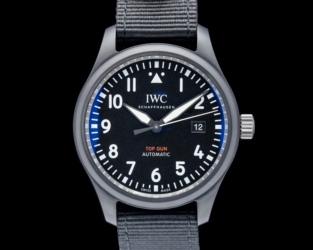 IWC Top Gun Automatic 41MM Ceramic / NATO Strap